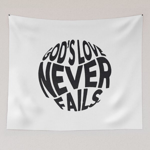 Item preview, God's Love Never Fails Circle designed and sold by FitnWear.