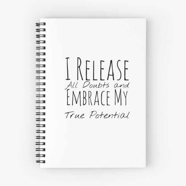 Item preview, I Release All Doubts and Embrace My True Potential – Confidence Affirmation designed and sold by Camila  Ardila.