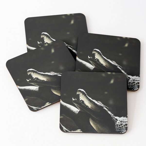 Item preview, Crocodile in the Light – Mystical Sharpness of the Night / Swiss Artwork Photography designed and sold by Raphael Wolf.