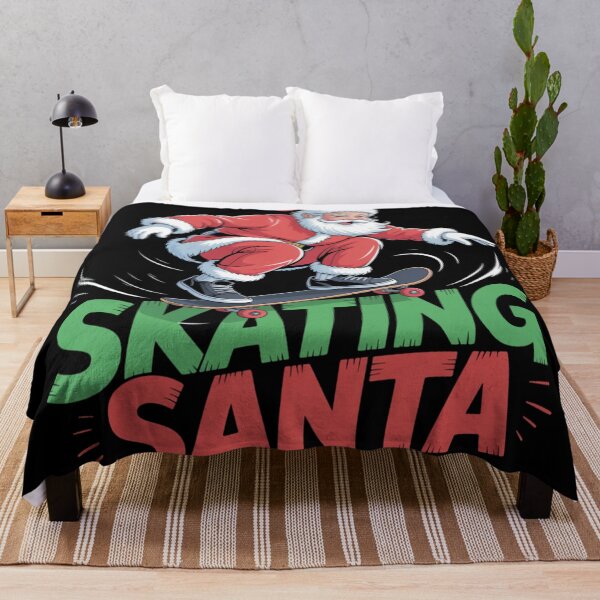 Item preview, Skating Santa designed and sold by DreamOnShirts.