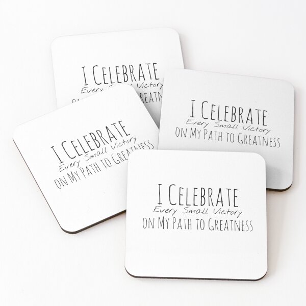 Item preview, I Celebrate Every Small Victory on My Path to Greatness – Motivation Affirmation designed and sold by Camila  Ardila.
