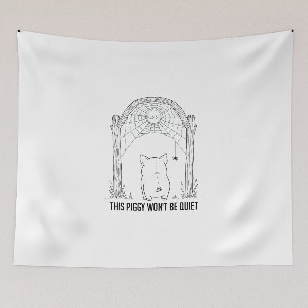 Item preview, Anti trump resist This piggy won't be quiet  designed and sold by Ash Mary's Designs.