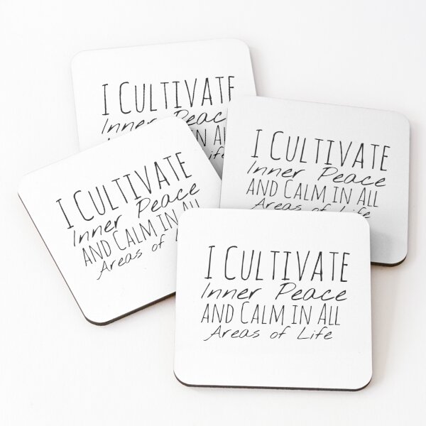Item preview, I Cultivate Inner Peace and Calm in All Areas of Life – Peace Affirmation designed and sold by Camila  Ardila.