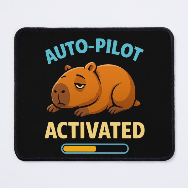 Item preview, Capybara – Auto Pilot Activated | Funny Lazy Capy Design designed and sold by MOAVE-Design.