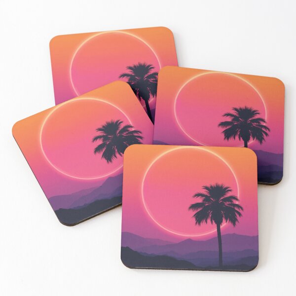 Item preview, Sunset Glow Gradient  – Hot Pink & Orange Aesthetic Minimal Design designed and sold by Madebypiyu.
