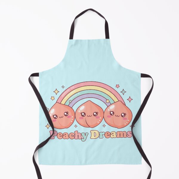 Item preview, Peachy Dreams Kawaii Peach Sticker – Cute Pastel Fruit Design designed and sold by Vrixat.