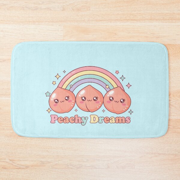 Item preview, Peachy Dreams Kawaii Peach Sticker – Cute Pastel Fruit Design designed and sold by Vrixat.