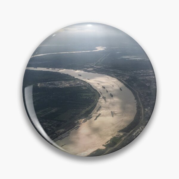 Item preview, Aerial View of the Mississippi River designed and sold by CelticValkyrie.