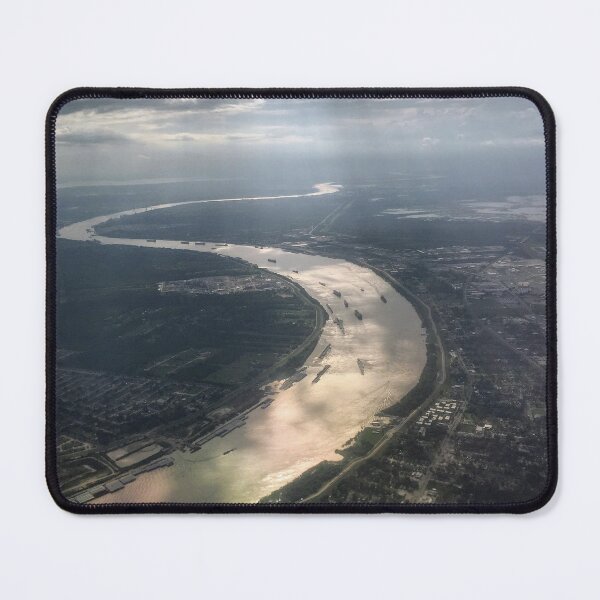 Item preview, Aerial View of the Mississippi River designed and sold by CelticValkyrie.