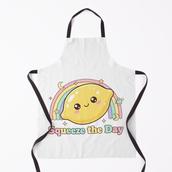 Item preview, Squeeze the Day Kawaii Lemon Sticker – Cute Motivational Fruit Art designed and sold by Vrixat.
