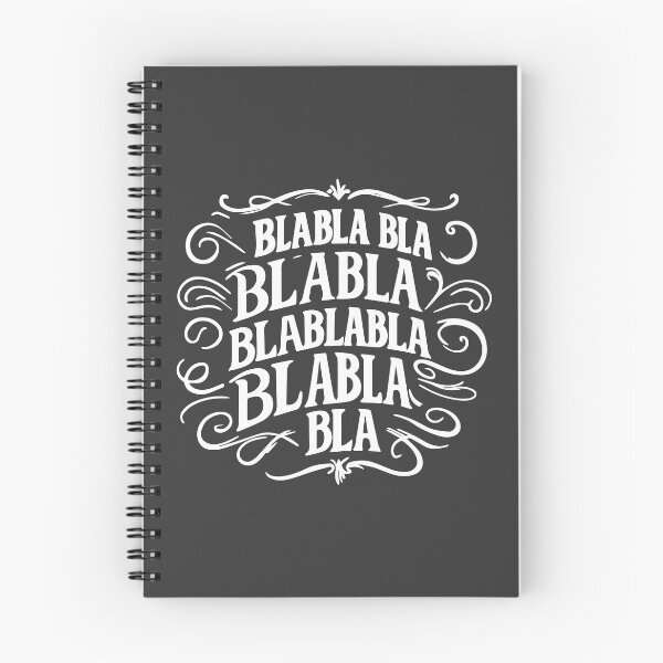 Item preview, BLABLA BLA Typography | Funny Sarcastic Quote designed and sold by WAMTEES.
