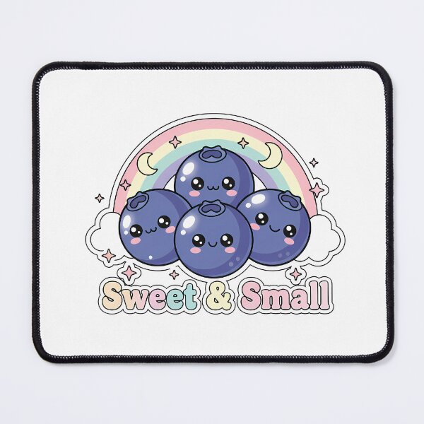 Item preview, Sweet & Small Kawaii Blueberry Sticker – Cute Fruit Cartoon Design designed and sold by Vrixat.