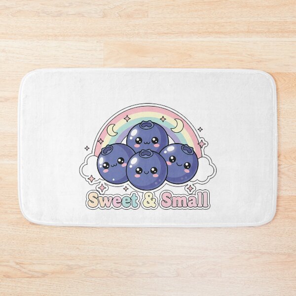 Item preview, Sweet & Small Kawaii Blueberry Sticker – Cute Fruit Cartoon Design designed and sold by Vrixat.