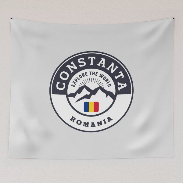 Item preview, Constanta Romania Black and White Crest designed and sold by World Designs.