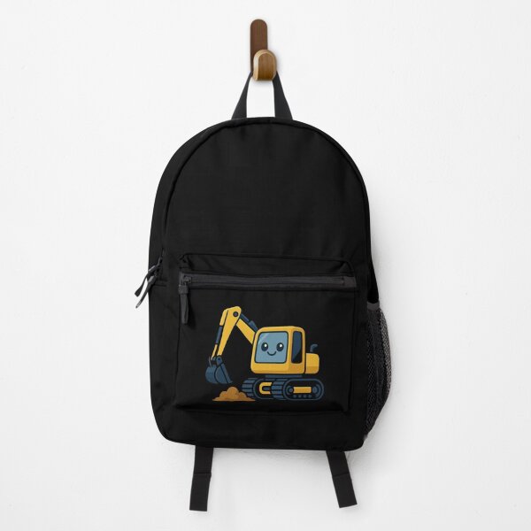 Item preview, Smiling Yellow Excavator Design designed and sold by Motiva100.