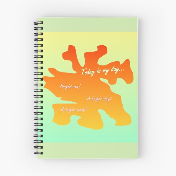 Item preview, Abstract bright figure “Today is my day...” designed and sold by Terra78.