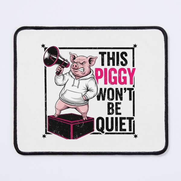 Item preview, Pixel Piggy Won’t Be Quiet designed and sold by damelinen.