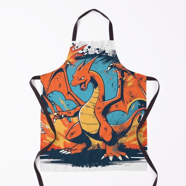 Item preview, Retro Charizard Pokémon-Style Dragon – Vintage Anime Fire Splash Design designed and sold by DesignsbyJesse.