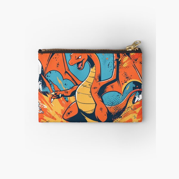 Item preview, Retro Charizard Pokémon-Style Dragon – Vintage Anime Fire Splash Design designed and sold by DesignsbyJesse.