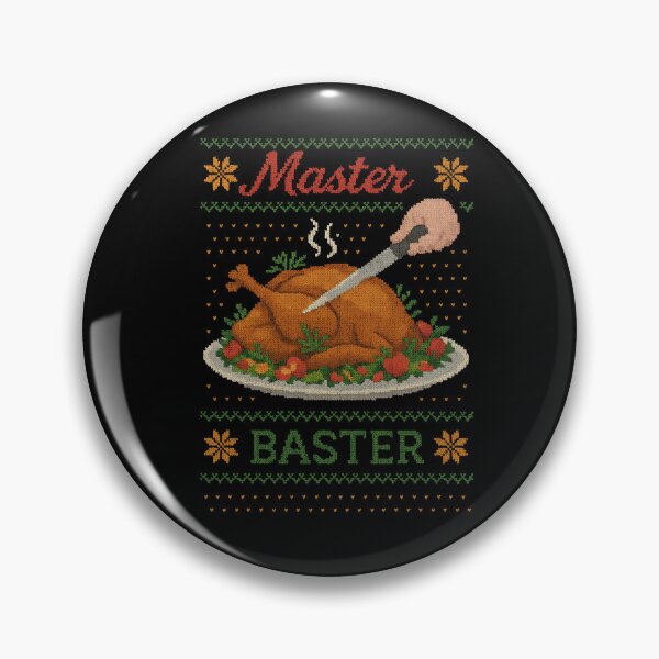 Item preview, Master Baster Christmas Jumper Sweater Sweatshirt Funny Rude Dad Joke Xmas Joke Chef Cook Baste Turkey designed and sold by Rosqzz.