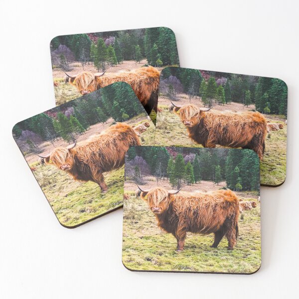 Item preview, Curious Highland Cow designed and sold by AbideInMeGifts.