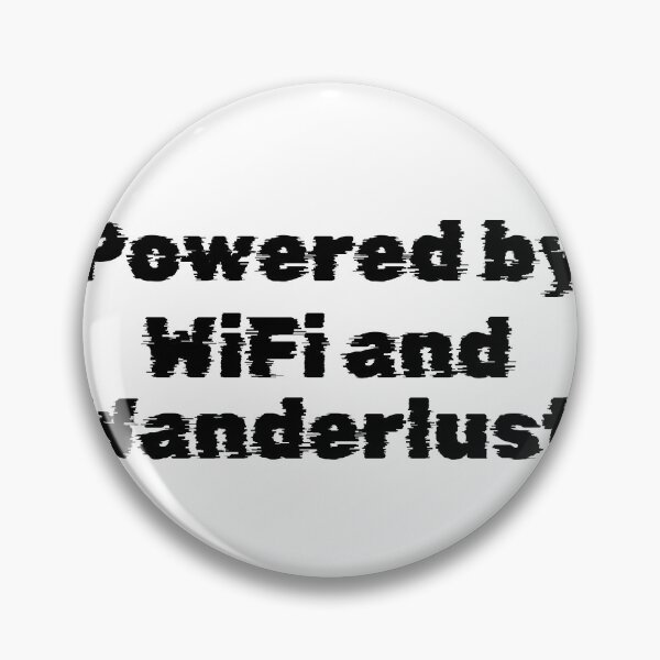 Artikelvorschau, Angetrieben von WLAN und Fernweh entworfen und verkauft von Ninjacatoff.
