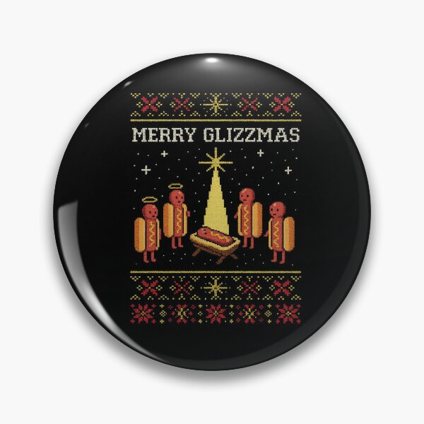 Item preview, Merry Glizzmas Sweatshirt, Ugly Christmas Sweatshirt, Funny Meme Tee for Men Women, Vintage Hot Dog T-Shirt, Weirdcore Gen Z Top, Funny Foodie Xmas Gift for Him designed and sold by Rosqzz.