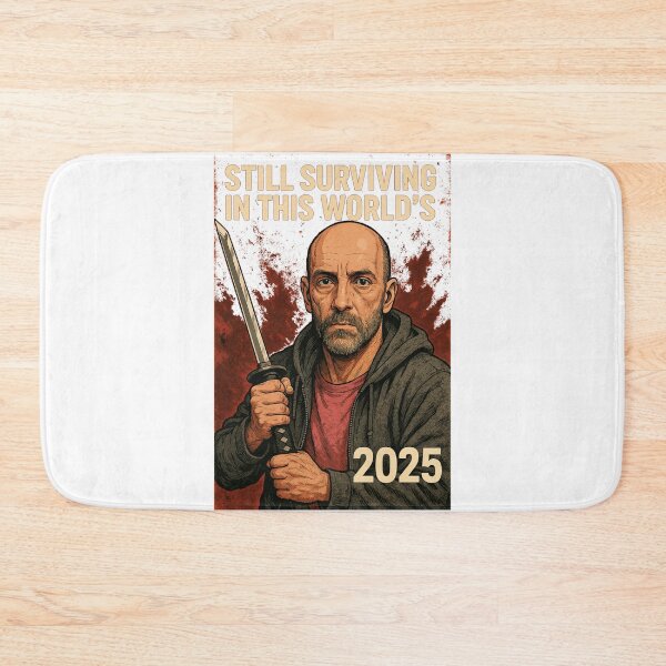 Item preview, Still Surviving – Samurai Warrior 2025 (Badass Manga Style Poster) designed and sold by JonathanP514.