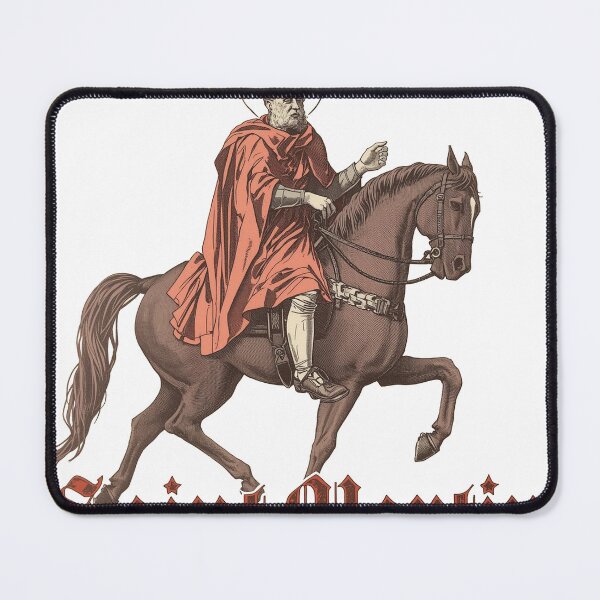 Item preview, Saint Martin on Horseback – Medieval Cloak Design designed and sold by ANOMIC ⭐⭐⭐⭐⭐.