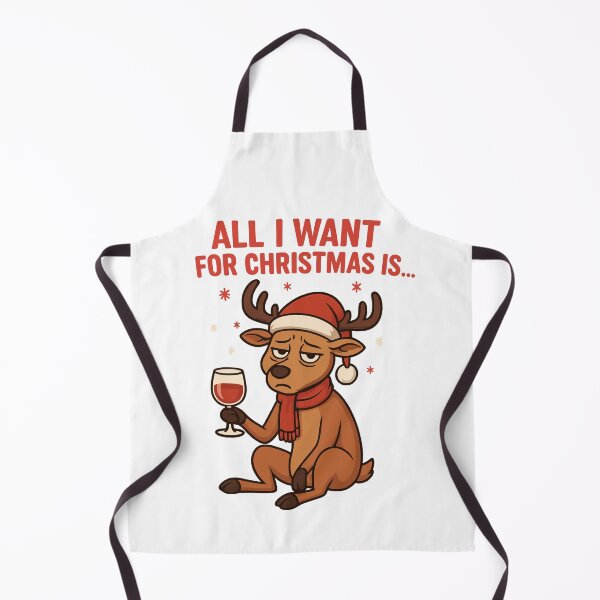 Item preview, Tired Reindeer Christmas Meme – All I Want for Christmas Is… designed and sold by mybunnyparadise.