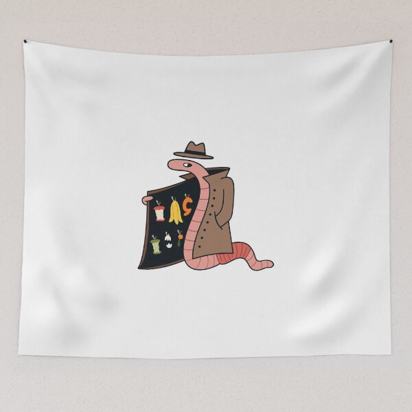 Item preview, Shady Worm designed and sold by SnorkleSupply.