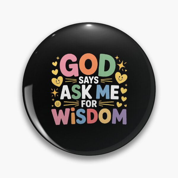 Item preview, God Says Ask Me For Wisdom Faith Bible Reminder - designed and sold by GraceShelley.