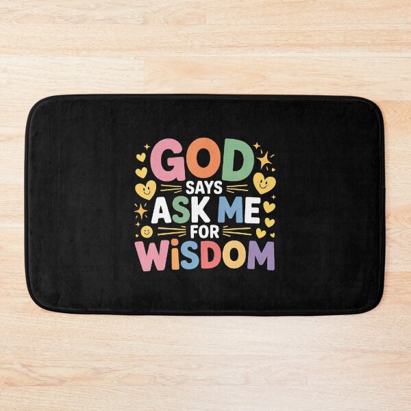 Item preview, God Says Ask Me For Wisdom Faith Bible Reminder - designed and sold by GraceShelley.