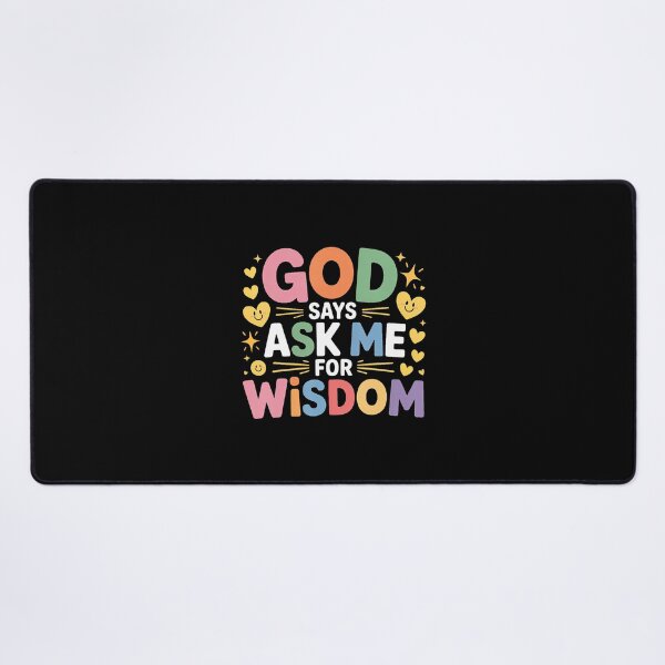 Item preview, God Says Ask Me For Wisdom Faith Bible Reminder - designed and sold by GraceShelley.
