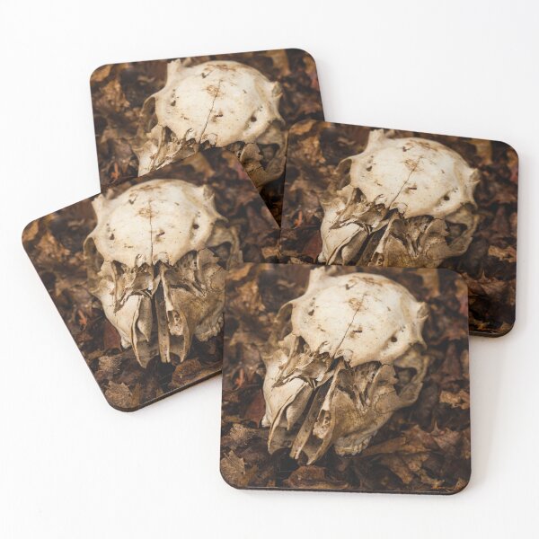Item preview, Animal Skull Among Fallen Leaves designed and sold by jklune.