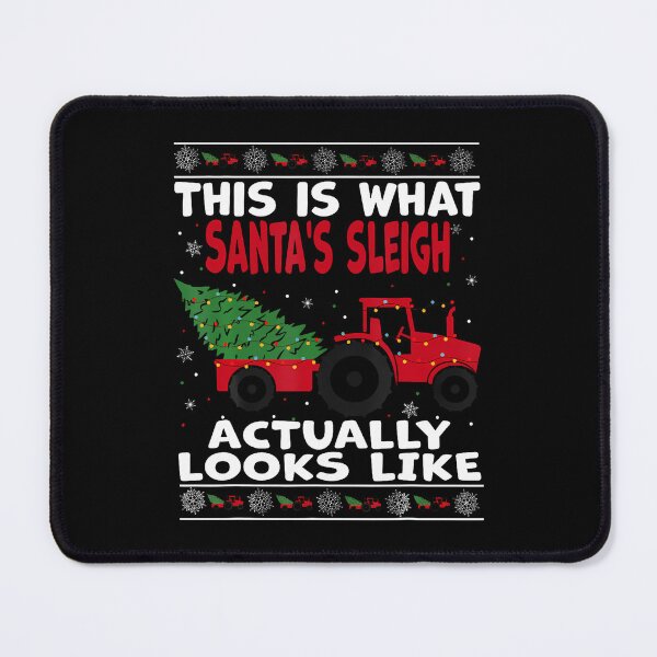 Item preview, This Is What Santa'S Sleigh Actually Looks Like Xmas Tractor designed and sold by GraceShelley.
