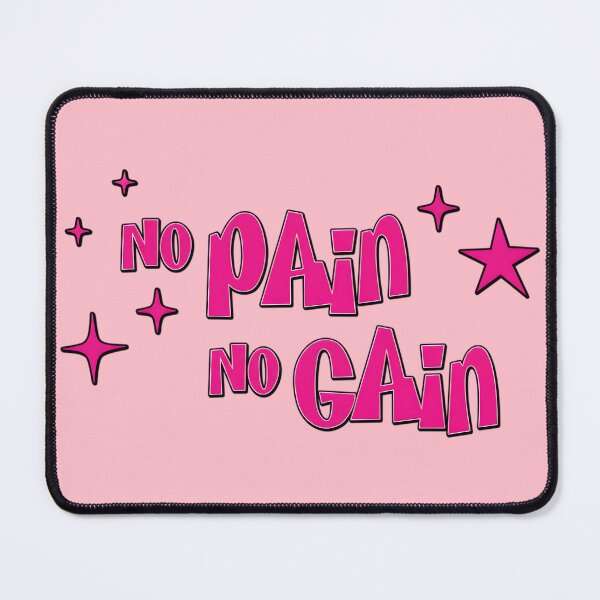 Item preview, No Pain No Gain Y2K Hot Pink Coquette - Cute Gym Girly Quote designed and sold by Trind-Tshirt.