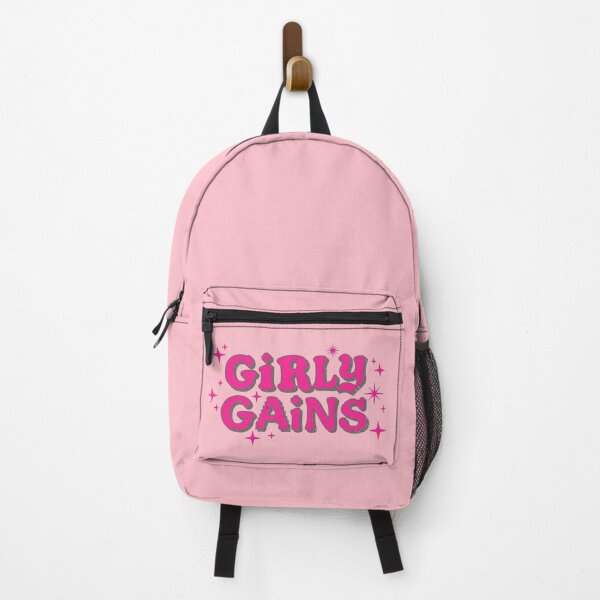 Item preview, Girly Gains Y2K Hot Pink Aesthetic - Cute Gym Workout designed and sold by Trind-Tshirt.