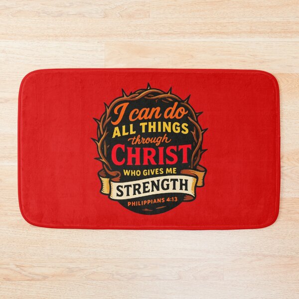 Item preview, Philippians 4:13 I can do all things through Christ who gives me strength designed and sold by plushism.