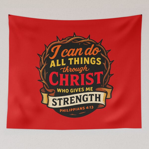 Item preview, Philippians 4:13 I can do all things through Christ who gives me strength designed and sold by plushism.