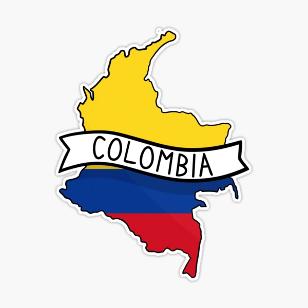 Isolated Colored Map Of Colombia With Its Flag Vector Illustration | Premium Vector
