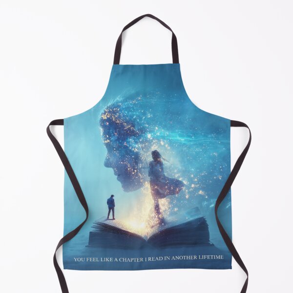 Item preview, You Feel Like a Chapter I Read in Another Lifetime – Surreal Storybook Portrait designed and sold by VisionaryVeils.
