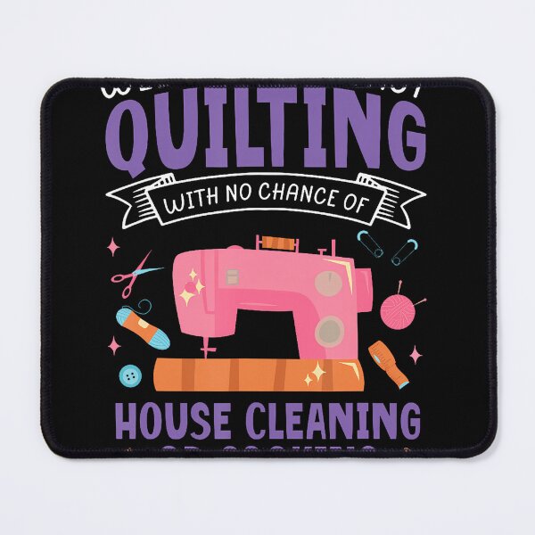 Item preview, Funny Weekend Forecast Quilting Quilt Sewing Machine Sewer designed and sold by JeneMindy.