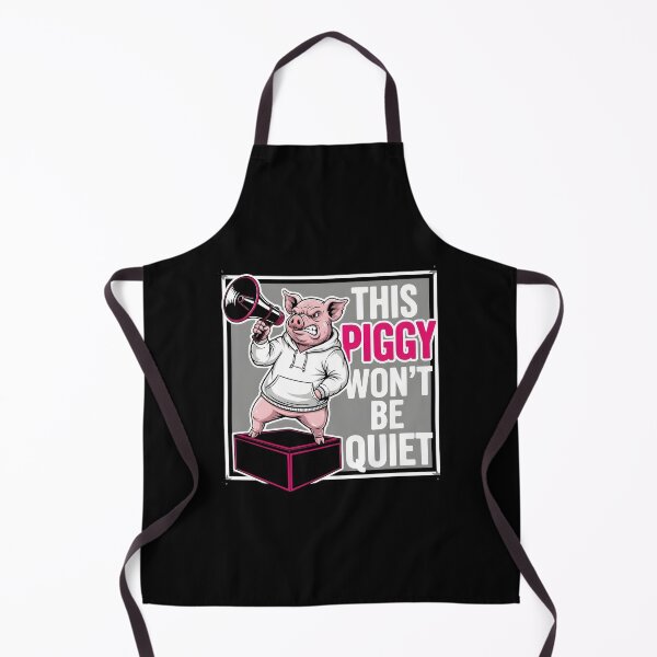 Item preview, Hoodie Piggy Megaphone | This Piggy Won't Be Quiet Streetwear Meme designed and sold by damelinen.