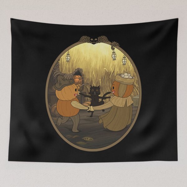 Item preview, Dancing Time at the Huskin' Bee  designed and sold by tomlinartcustom.