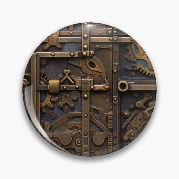 Item preview, Steampunk Design — Brass Gauge Panels & Riveted Locks designed and sold by EclecticArts.
