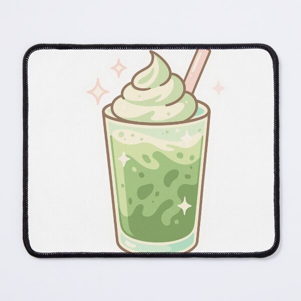 Item preview, Cute Matcha Drink Sticker – Kawaii Pastel Matcha Aesthetic – Girly Sparkle Iced Matcha Art designed and sold by DesignsbyJesse.