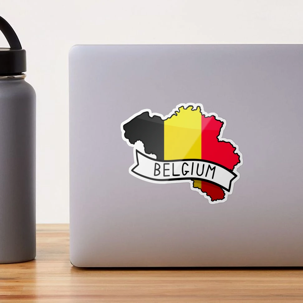 500 Stickers Mini Drapeau Belgique 1 Cm - Autocollants Petits - Neuf