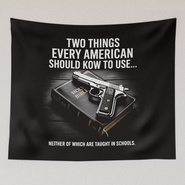 Item preview, Bible And The 2nd Amendment Gun designed and sold by MelSurf.