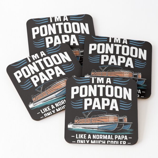 Item preview, Best Pontoon Boat Art For Grandpa Men Pontoon Boat Lovers designed and sold by MelSurf.